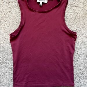 Francesca's Collections Burgundy Tank Top